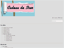 Tablet Screenshot of cadeau-de-star.com